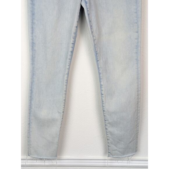 Veronica Beard Jeans Denim Debbie Ankle Skinny High Rise Light Wash Blue Size 31 - Picture 7 of 16